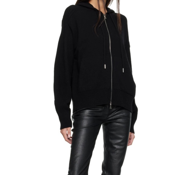 Moncler black cashmere hoodie - Picture 3 of 3